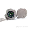 O mais novo Mini Metal Compass Titanium Compass Colar para venda